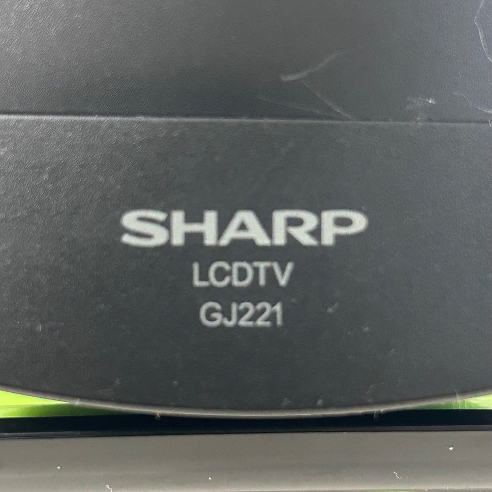 Sharp LCDTV‎ GJ221 Remote Control Black TV Replacement Universal - Picture 2 of 6
